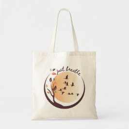 Bara andas in naturmeditation Yoga Tote Bag Tygkasse
