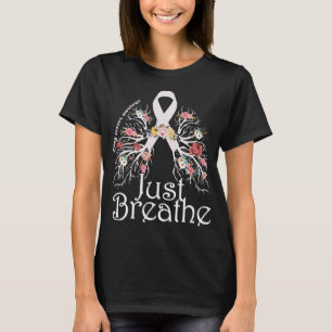 Bara andnöd Lung Cancer Medvetenhet T Shirt