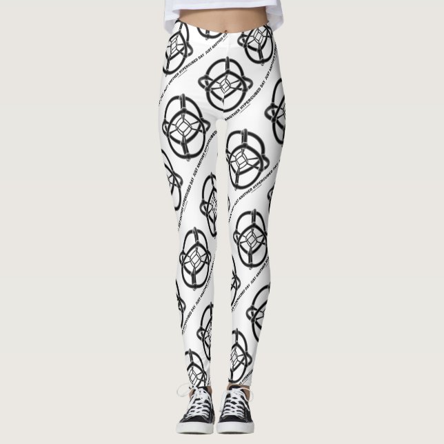 Bara ännu en högstyrd 4-D-polytope Humor Leggings (Framsida)