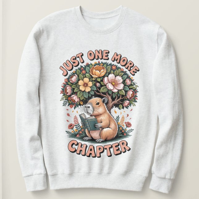 Bara ännu ett kapitel capybara Sweatshirt  T Shirt (Design framsida)