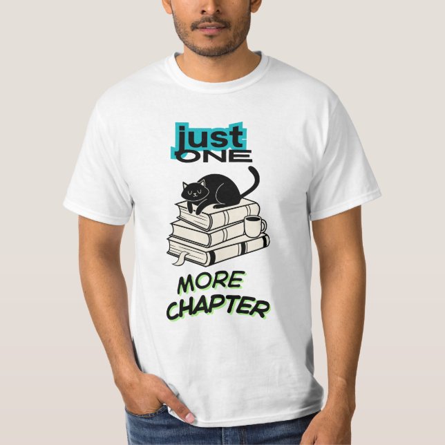 Bara ännu ett kapitel katt t shirt (Framsida)