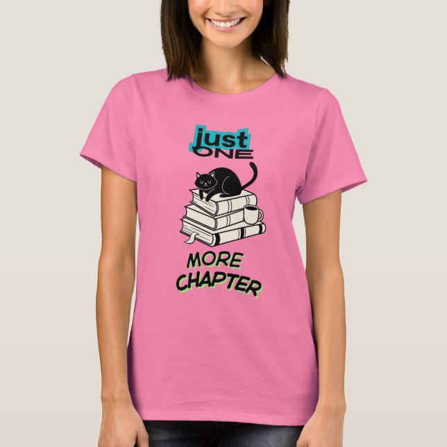 Bara ännu ett kapitel katt t shirt (Framsida)