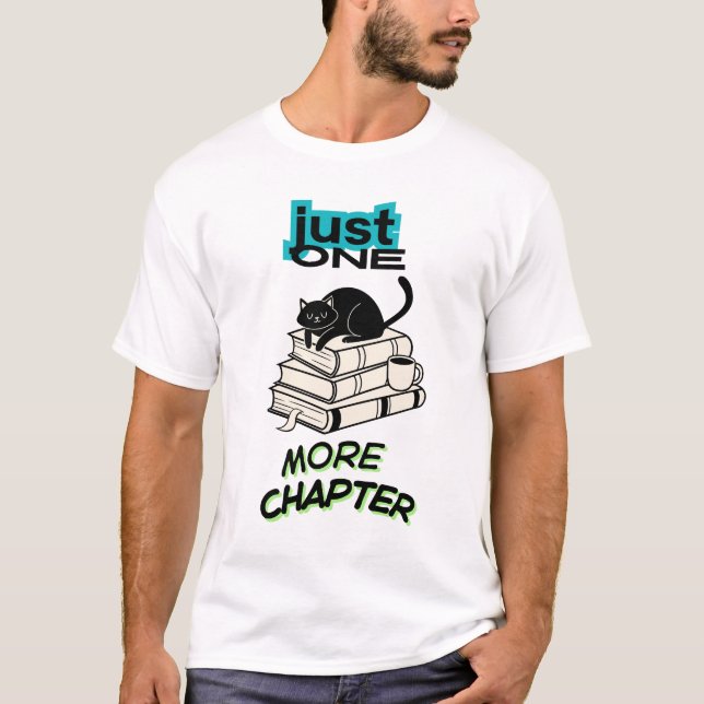 Bara ännu ett kapitel katt t shirt (Framsida)