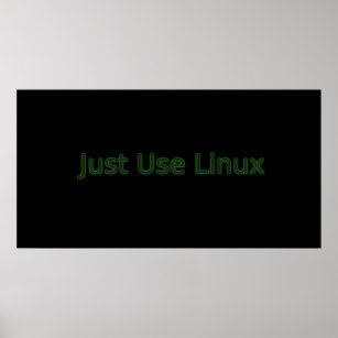 Bara Använda Linux gör ett Påstående! Poster