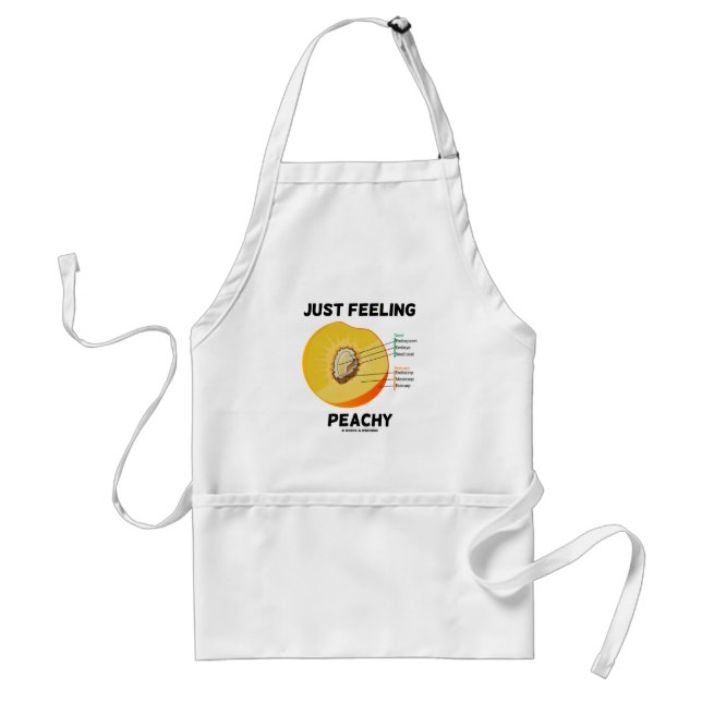 Bara att känna Peachy (Peach Anatomy) Förkläde (Framsidan)