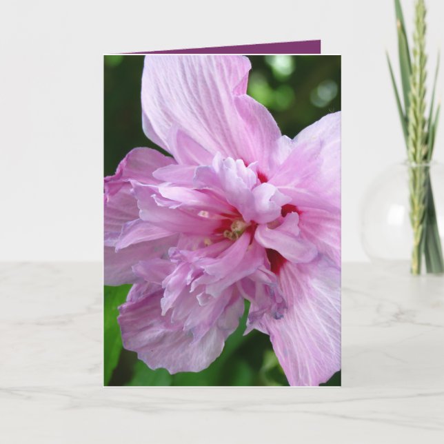 Bara att säga Hej Flower Greeting Card Kort (Framsida)