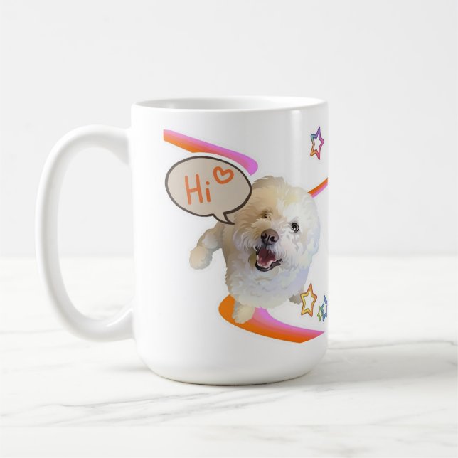 Bara att säga "Hej"  Kaffemugg (Vänster)