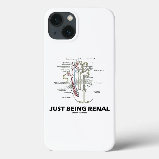 Bara att vara Renal Nephron Anatomy Humor (Baksida)