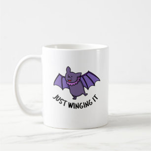 Bara att vinga det roligt Fladdermus Pun Kaffemugg