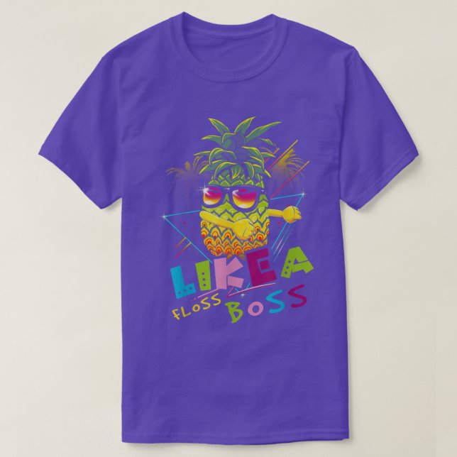 Bära av ananas, solglasögon som en Chef Kristus T Shirt (Design framsida)