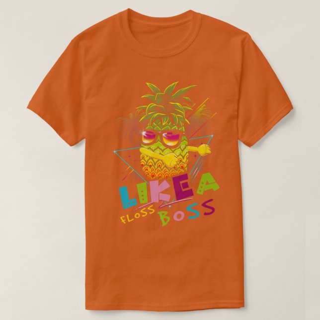 Bära av ananas, solglasögon som en Chef Kristus T Shirt (Design framsida)
