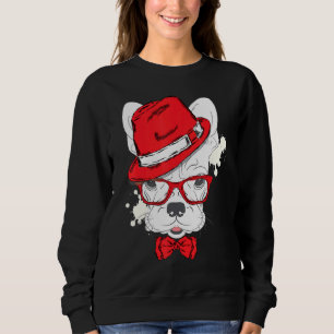 Bära av hund- och hundvalpar, av hatt och Fransk T Shirt