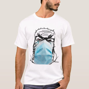 BÄRA AV MASK SOYJAK SOYJACK WOJAK WOJACK NPC 4CHA T SHIRT