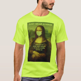 BARA BÄRA en MASK Mona Lisa High Visibility T Shirt