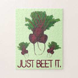 Bara Beet (Beat) Det är roligt rödbetor Garden Veg Pussel