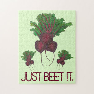 Bara Beet (Beat) Det är roligt rödbetor Garden Veg Pussel