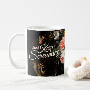 Bara Behålla - Blommigt Fine Art Kaffemugg