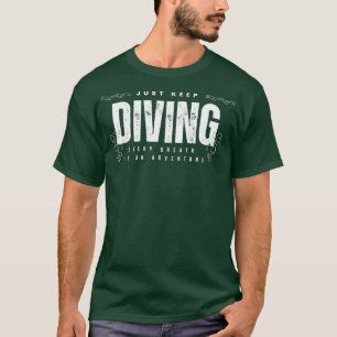 Bara Behålla Dag varje utandning är en Äventyr-kub T Shirt