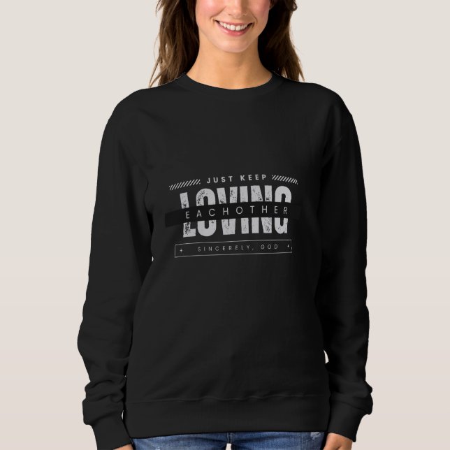 Bara Behålla som lyfter varandra T Shirt (Framsida)