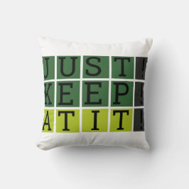 Bara Behålla vid det världsomfattande Stil-motivet Kudde