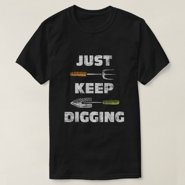 Bara Behållan Gräver arkeologen Arche T Shirt (Design framsida)
