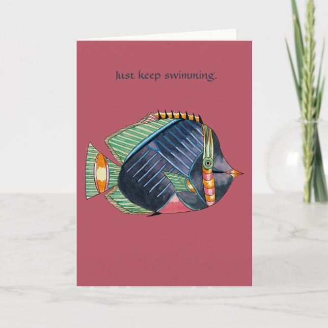 Bara behållans simning helgkort (Framsida)