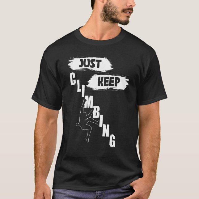 Bara Behållans stigning vid klimatet Bara Behållan T Shirt (Framsida)