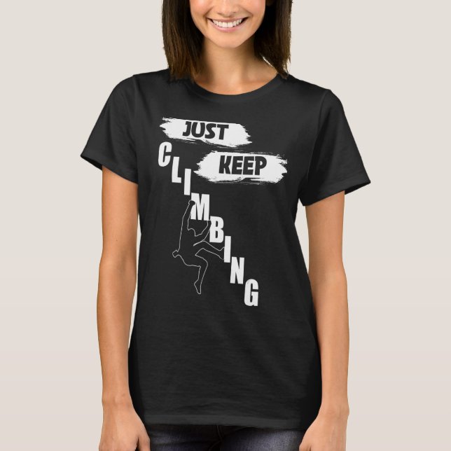Bara Behållans stigning vid klimatet Bara Behållan T Shirt (Framsida)