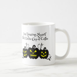 Bara Behandlar Mig Själv Med Kaffe Jack O' Lantern Kaffemugg