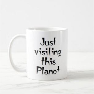 Bara besöka planeten kaffemugg