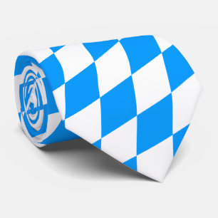Bara blå och vit, riktigt bayerskt. slips