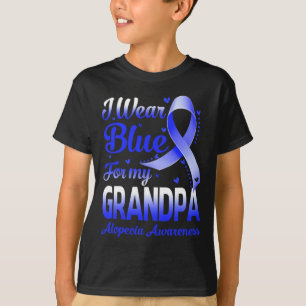 Bära Blue för min morfar Alopecia-medvetenhet T Shirt