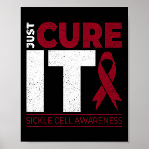 Bara boka det med en sickle-cell-anemi Scd Awarene Poster