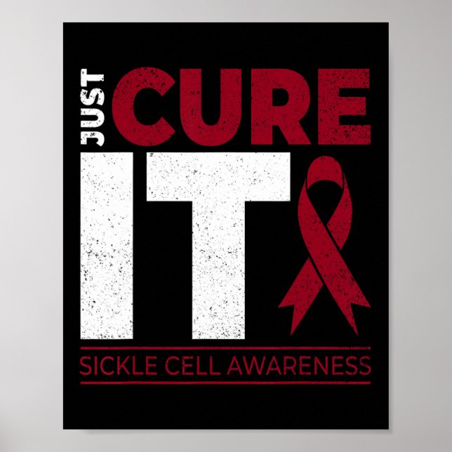 Bara boka det med en sickle-cell-anemi Scd Awarene Poster (Framsidan)