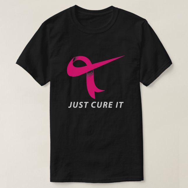 Bara boka det Rosa Ribbon Warrior T Shirt (Design framsida)