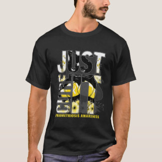 Bara boka IT Endometriosis Awareness Gult Cat T Shirt