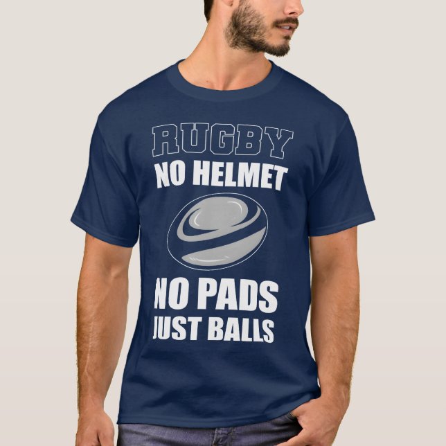 Bara bollar universitets spelare present pojke t shirt (Framsida)