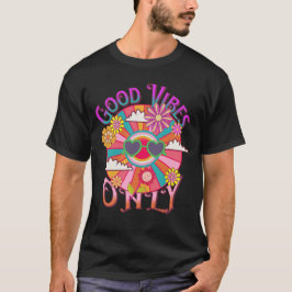 Bara bra Vibes. Hej. BoHo. Flödeffekt T Shirt