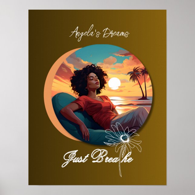 Bara Breathe African American Poster (Framsidan)