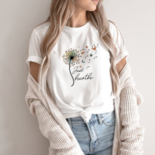 Bara Breathe-blomman och Butterfly T Shirt