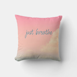 BARA BREATHE Citote Rosa Himmel Clouds Modern Kudde