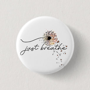 Bara Breathe Dandelion Self Care Motivational Knapp