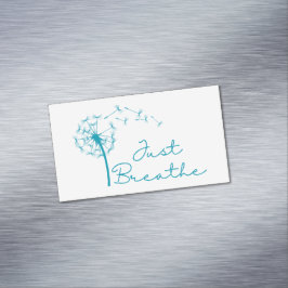 Bara Breathe Magnet med Dandelion