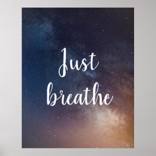 BARA BREATHE - Nattnotering Himlar Poster