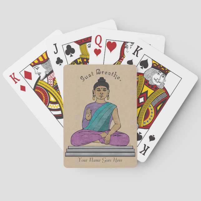 Bara Breathe (Personlig Deck of Cards) Spel Kort (Baksidan)