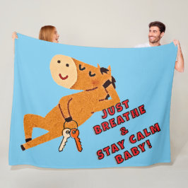 BARA BREATHE & STAY LUGN BABY! FLEECEFILT