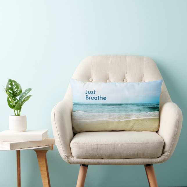Bara Breathe vid Beach Lumbarkudde (Stol)