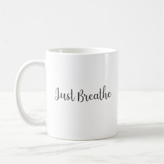 Bara Breathe-Yoga-Meditation-Funny Kaffemugg