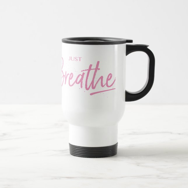 Bara Breathe, Yoga, Zen Quote Resemugg (Höger)