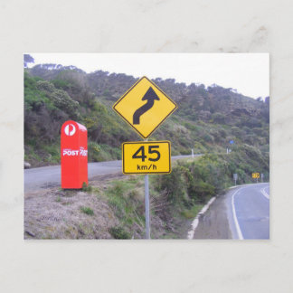 Bara brevlåda. vykort